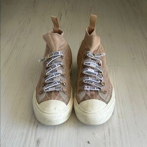 Dior Tan and White Women's Sneakers